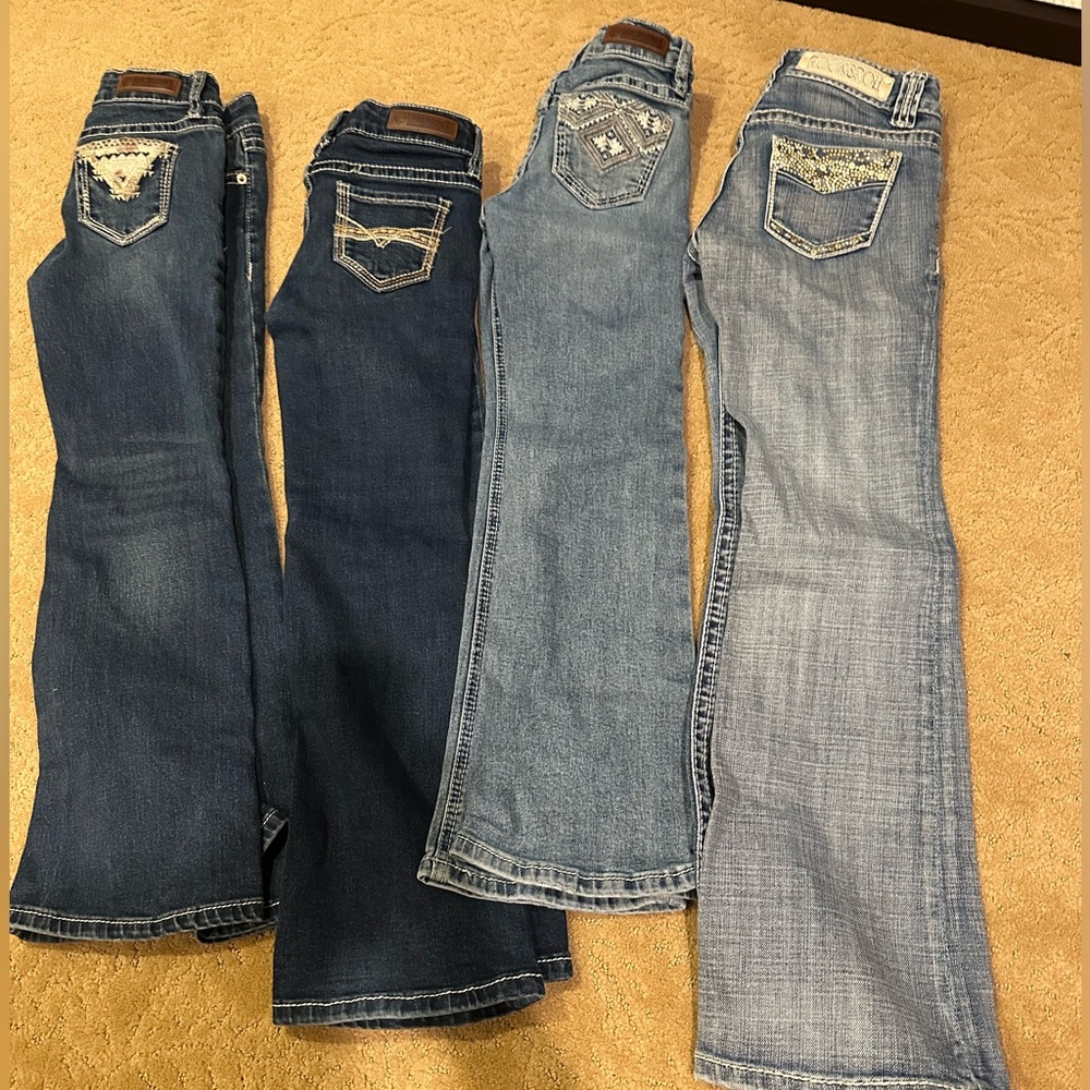 Girls Rock & Roll denim lot
